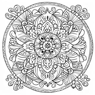 Page A Colorier De Croix Mandala Complexe 20916-4566