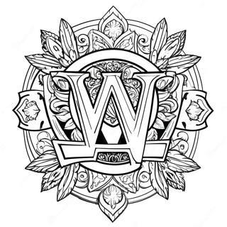 Page A Colorier Du Logo Wwe 21397-4665