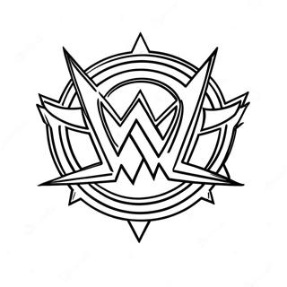 Page A Colorier Du Logo Wwe 21397-4666