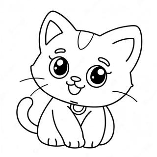 Page A Colorier De Chaton Joueur 2171-784