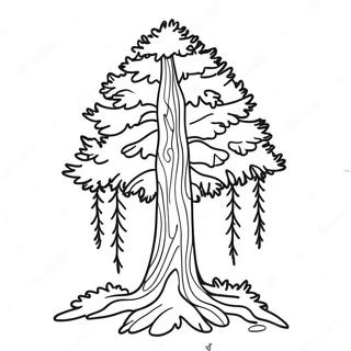 Arbre Pin Fantaisiste Page A Colorier 21777-4746