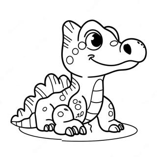 Mignon Bebe Crocodile Page A Colorier 21967-4782