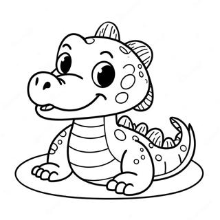 Mignon Bebe Crocodile Page A Colorier 21967-4783