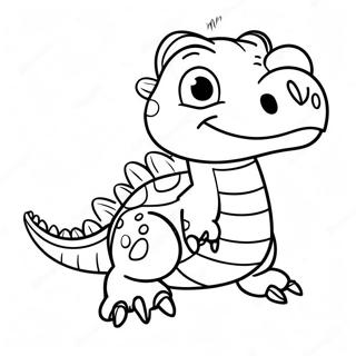 Mignon Bebe Crocodile Page A Colorier 21967-4784