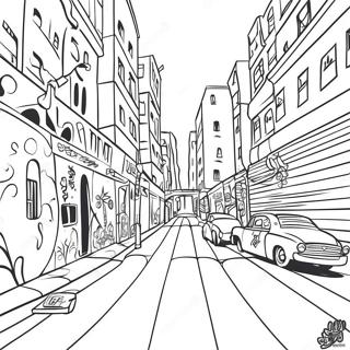 Art De Rue Vibrant Page A Colorier 22402 4895