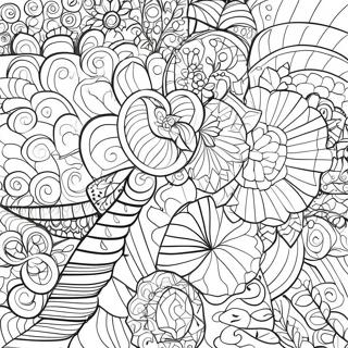 Page A Colorier De Motifs Geometriques Colores 22746-4962