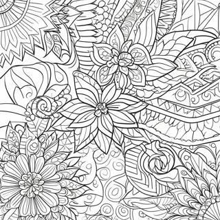 Page A Colorier De Motifs Geometriques Colores 22746-4963