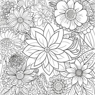 Page A Colorier De Motifs Floraux Complexes 22747-4966