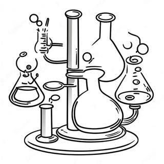 Page A Colorier De Laboratoire De Chimie Colore 23492-5124