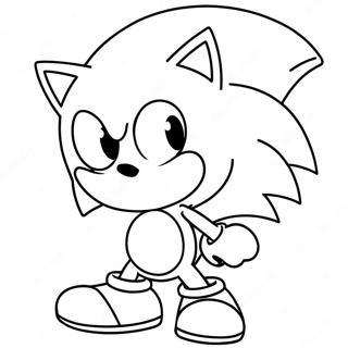 Page A Colorier De Sonic Exe Avec Yeux Rouges 23885-5202