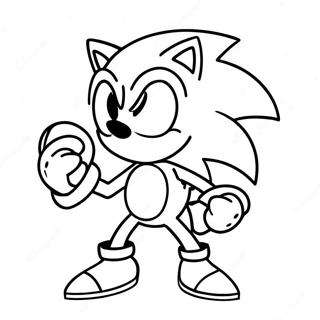 Page A Colorier De Sonic Exe Avec Yeux Rouges 23885-5204