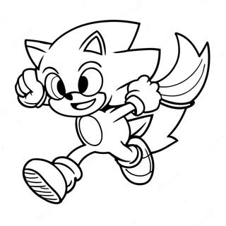 Page A Colorier De Sonic Exe Poursuivant Tails 23886-5205