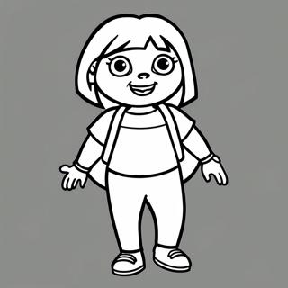 Dora Lexploratrice Page A Colorier Aventure 24531-5344