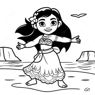 Moana Pages À Colorier