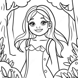 Aphmau Dans La Foret Magique Page A Colorier 24720-5382