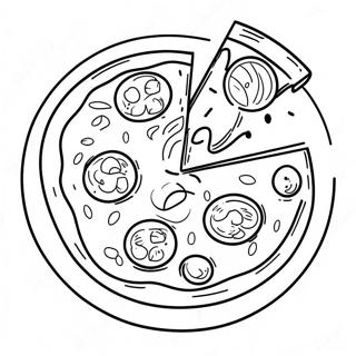 Pizza Pages À Colorier