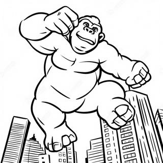 King Kong Pages À Colorier