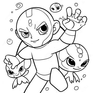 Page A Colorier De Transformation Extraterrestre De Ben 10 26525-5786