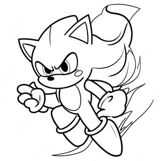 Super Sonic Pages À Colorier