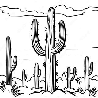 Page A Colorier De Cactus Saguaro Grand 26622-5805