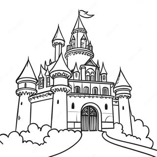 Page A Colorier De Chateau Majestueux 26807-5842