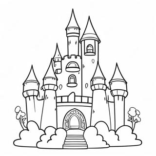 Page A Colorier De Chateau De Conte De Fees 26808-5846