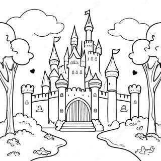 Château Pages à colorier