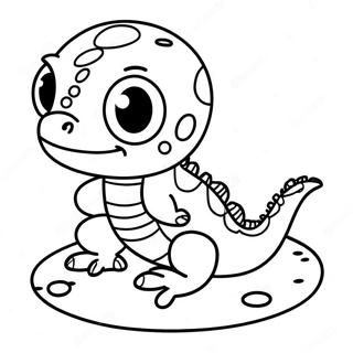 Page A Colorier De Bebe Lezard Mignon 27193-5917