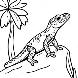 Lézard Pages à colorier