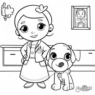 Page A Colorier De Doc Mcstuffins Dans La Clinique 27295-5937