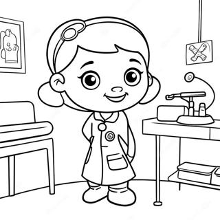 Page A Colorier De Doc Mcstuffins Dans La Clinique 27295-5938