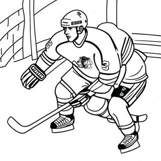 Hockey Pages à colorier