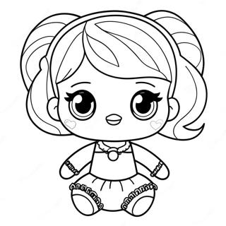 Dessin A Colorier De Poupee Lol Surprise Mignonne 2750-2508