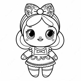 Dessin A Colorier De Poupee Lol Surprise Etincelante 2751-162