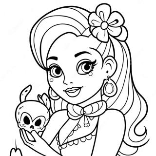 Monster High Draculaura Page A Colorier 27844-6054