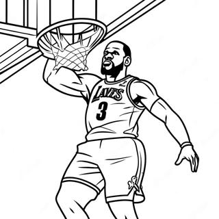 Lebron James Pages À Colorier