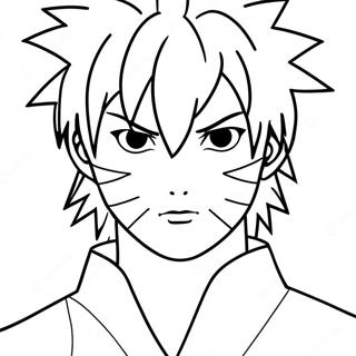 Page A Colorier Sasuke En Mode Sage 28855-6278