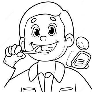 Page A Colorier Dentiste Amical Avec Un Grand Sourire 29035-6314