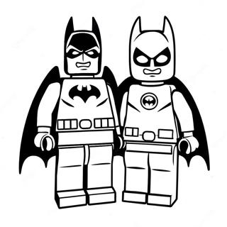 Page A Colorier De Lego Batman Et Robin 29295-6377