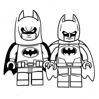 Page A Colorier De Lego Batman Et Robin 29295-6378