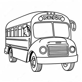 Autobus Scolaire Pages à colorier