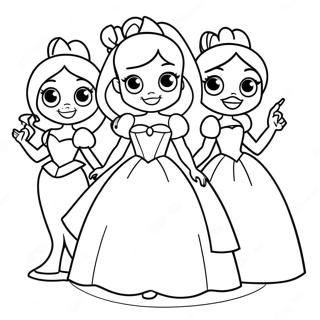 Page A Colorier Des Princesses Disney En Costumes Dhalloween 30217-6577