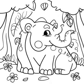 Animaux De Jungle Colores Page A Colorier 30642-6675