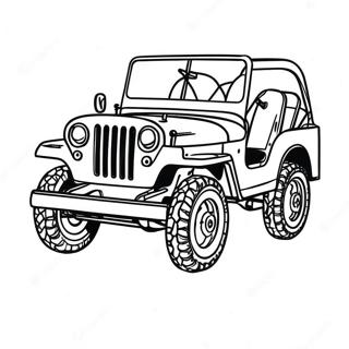 Jeep Pages À Colorier