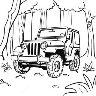 Jeep Pages à colorier