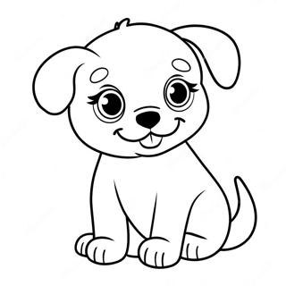 Page A Colorier De Chiot Mignon 3091-555