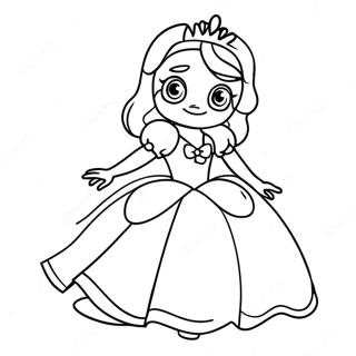 Page A Colorier De La Princesse Daisy Dans Une Robe Etincelante 31088-6775