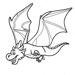 Page A Colorier Du Dragon Mysterieux Volant 31186-6802