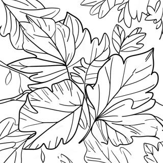 Page A Colorier Feuilles Dautomne Colorees 31373-6834