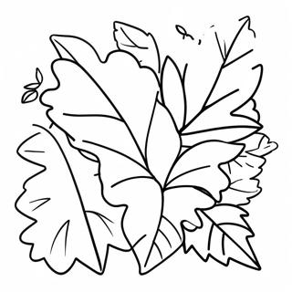 Page A Colorier Feuilles Dautomne Colorees 31373-6835